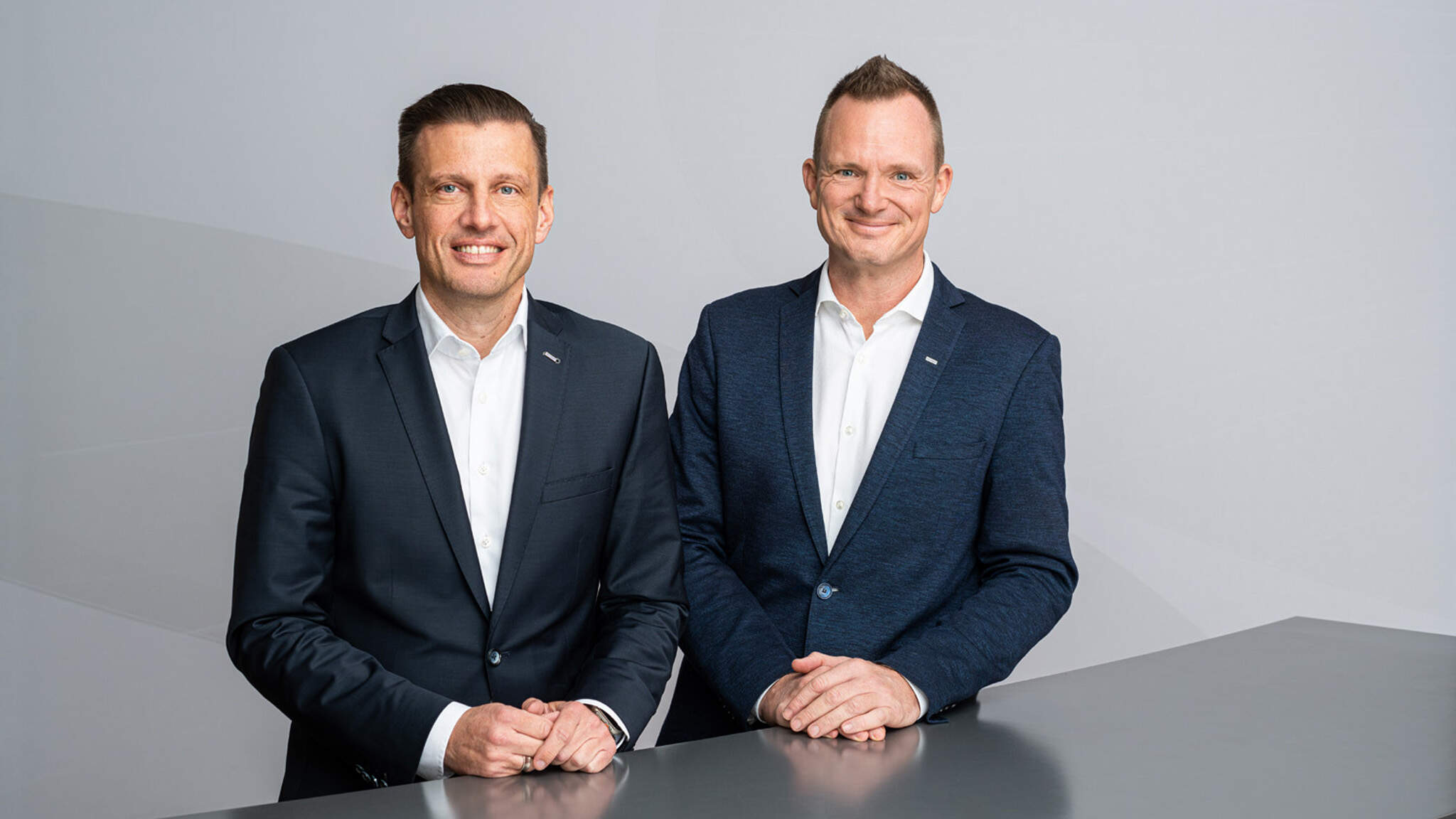 From left: Alexander Tonn, COO Road Logistics, and Stefan Behrendt, Managing Director Food Logistics